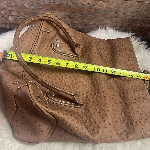 No Brand Large Satchel Purse, Chocolate Brown - Picture 9 of 13